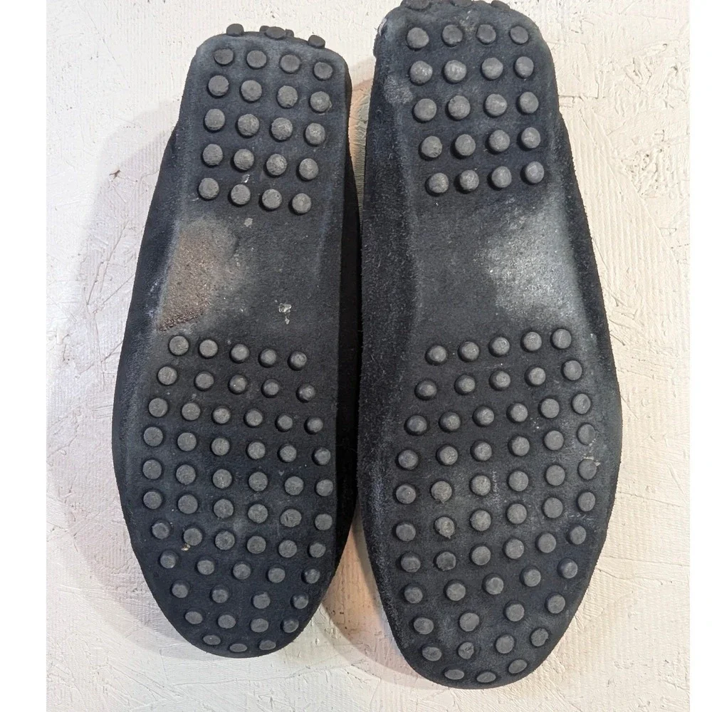 Winthrop‎ Mens Black Suede Driving Moccasins Loafers Shoes Size 10M